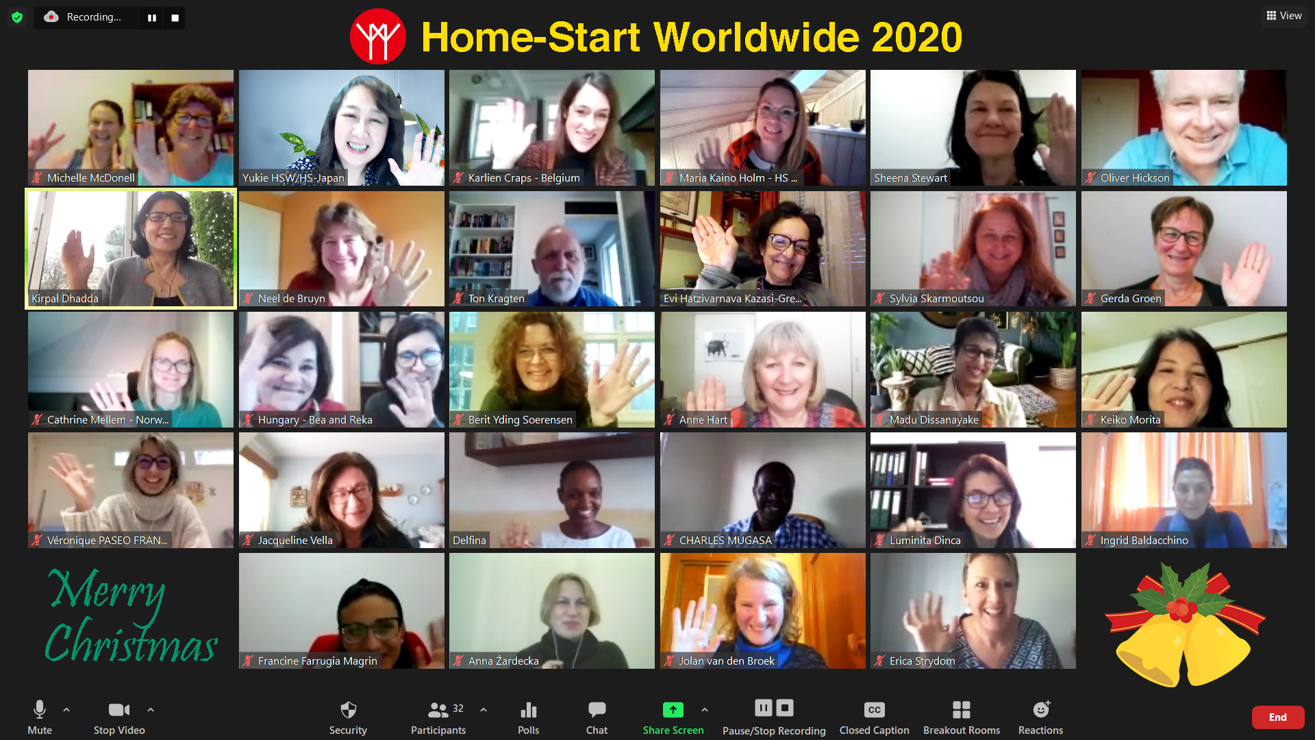 Home Start Worldwide vergadering online 20201210