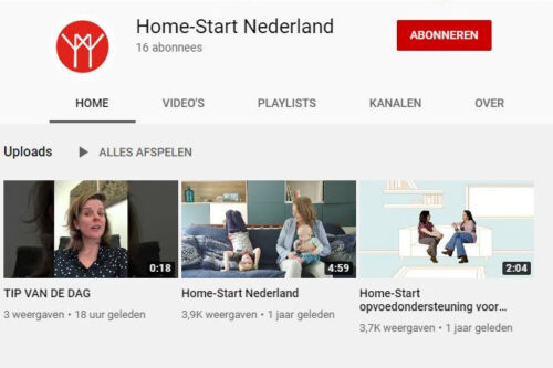 Afbeelding bij Home Start houdt contact