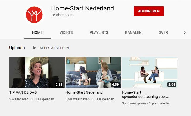 Afbeelding bij Home Start houdt contact